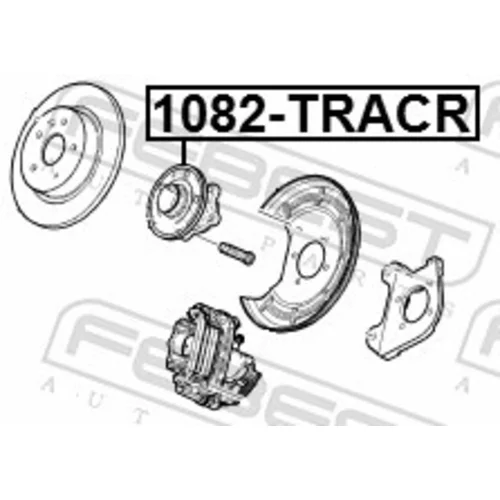 Náboj kolesa 1082-TRACR /FEBEST/ - obr. 1
