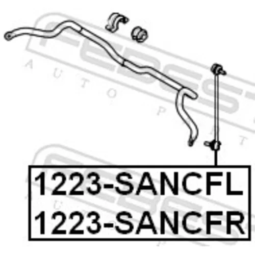 Tyč/Vzpera stabilizátora 1223-SANCFL /FEBEST/ - obr. 1