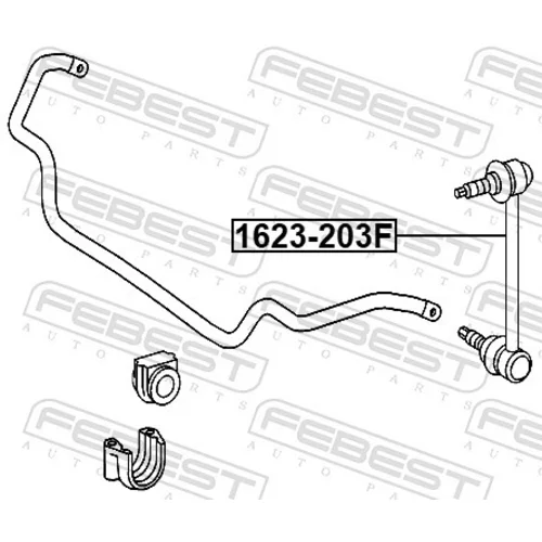 Tyč/Vzpera stabilizátora 1623-203F /FEBEST/ - obr. 1