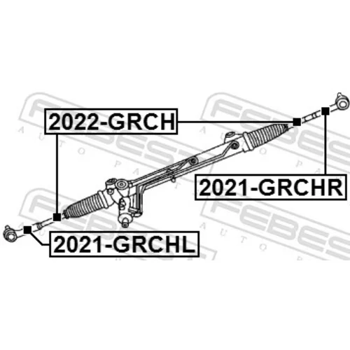 Hlava/čap spojovacej tyče riadenia 2021-GRCHR /FEBEST/ - obr. 1