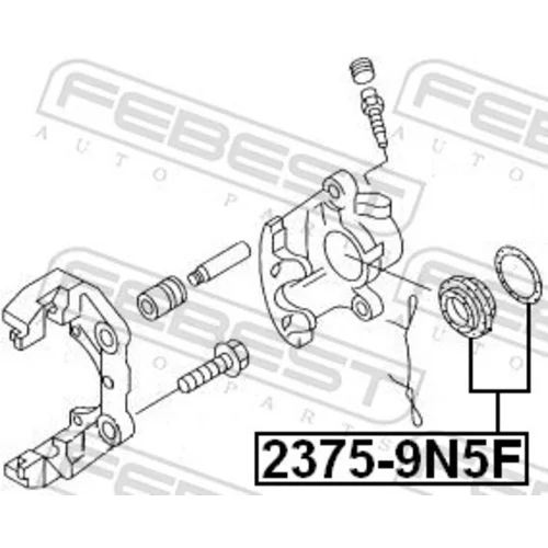 Opravná sada brzdového strmeňa 2375-9N5F /FEBEST/ - obr. 1