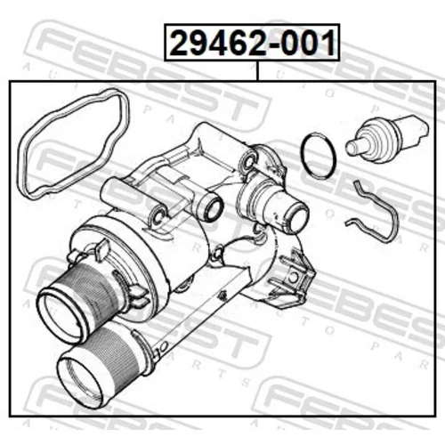 Termostat chladenia 29462-001 /FEBEST/ - obr. 1