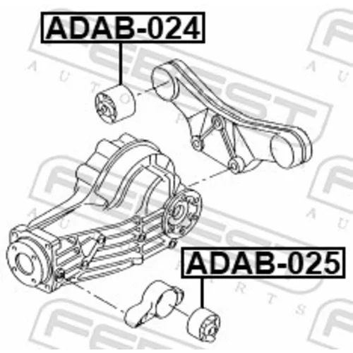 Uloženie, diferenciál ADAB-025 /FEBEST/ - obr. 1