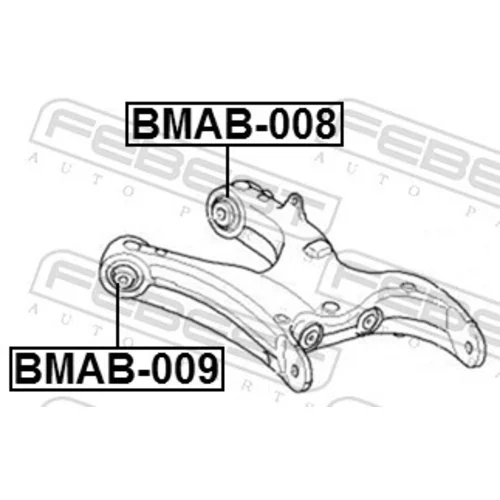 Uloženie riadenia BMAB-009 /FEBEST/ - obr. 1