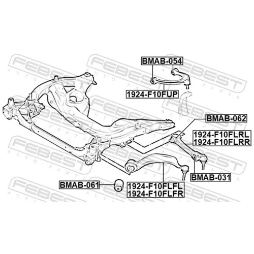 Uloženie riadenia BMAB-062 /FEBEST/ - obr. 1