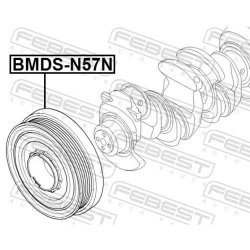 Remenica kľukového hriadeľa BMDS-N57N /FEBEST/ - obr. 1