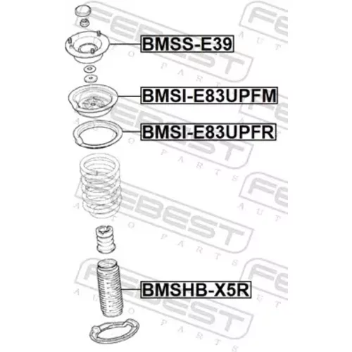 Tanier pružiny BMSI-E83UPFM /FEBEST/ - obr. 1