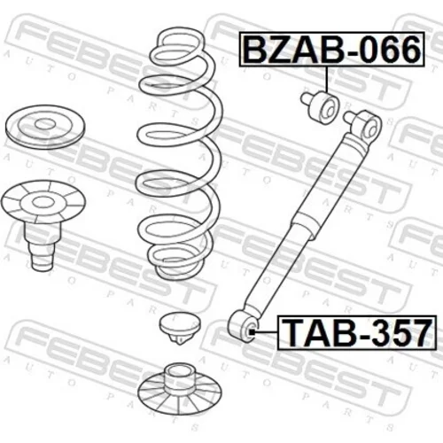 Puzdro, tlmič BZAB-066 /FEBEST/ - obr. 1