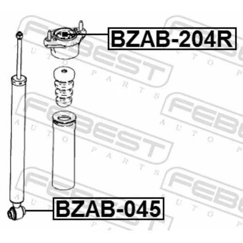 Puzdro, tlmič BZAB-204R /FEBEST/ - obr. 1