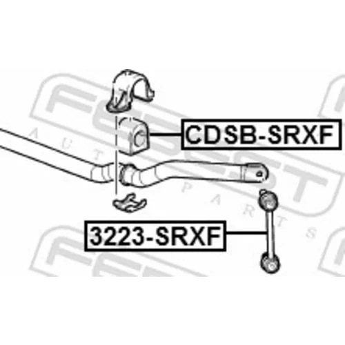 Uloženie priečneho stabilizátora CDSB-SRXF /FEBEST/ - obr. 1