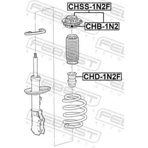 Doraz odpruženia CHD-1N2F /FEBEST/ - obr. 1