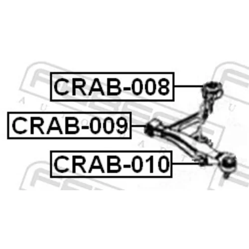 Uloženie riadenia CRAB-009 /FEBEST/ - obr. 1