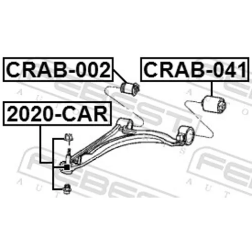 Uloženie riadenia CRAB-041 /FEBEST/ - obr. 1
