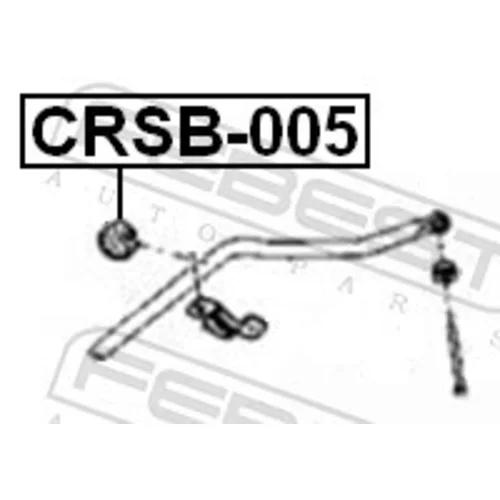 Uloženie priečneho stabilizátora CRSB-005 /FEBEST/ - obr. 1