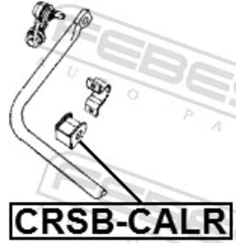 Uloženie priečneho stabilizátora CRSB-CALR /FEBEST/ - obr. 1