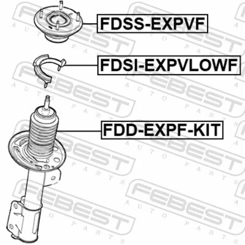 Doraz odpruženia FDD-EXPF-KIT /FEBEST/ - obr. 1