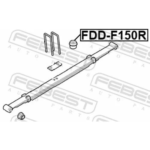 Zavesenie prídavnej list. pružiny FDD-F150R /FEBEST/ - obr. 1