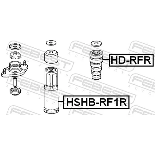 Doraz odpruženia HD-RFR /FEBEST/ - obr. 1