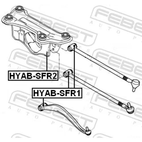 Uloženie riadenia HYAB-SFR1 /FEBEST/ - obr. 1