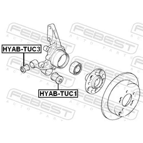 Uloženie riadenia HYAB-TUC3 /FEBEST/ - obr. 1