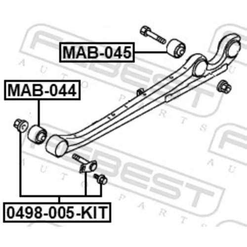Uloženie riadenia MAB-044 /FEBEST/ - obr. 1