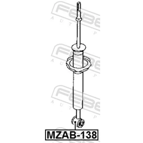 Puzdro, tlmič MZAB-138 /FEBEST/ - obr. 1