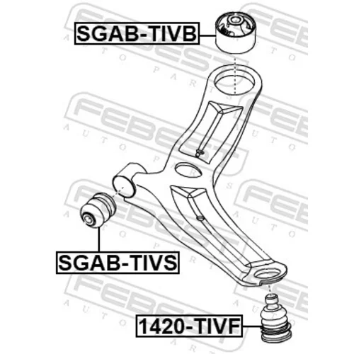 Uloženie riadenia SGAB-TIVB /FEBEST/ - obr. 1