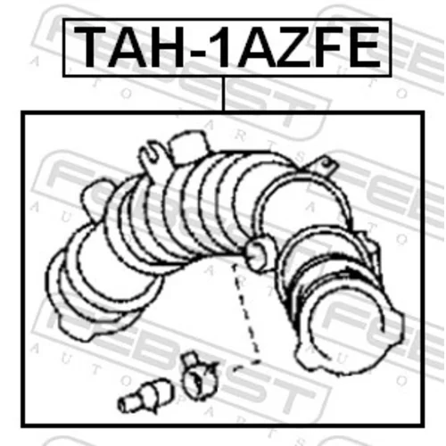 Hadica zásobovania vzduchom TAH-1AZFE /FEBEST/ - obr. 1