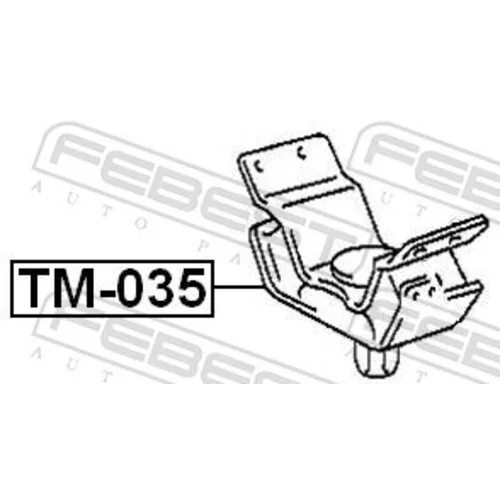 Uloženie motora TM-035 /FEBEST/ - obr. 1