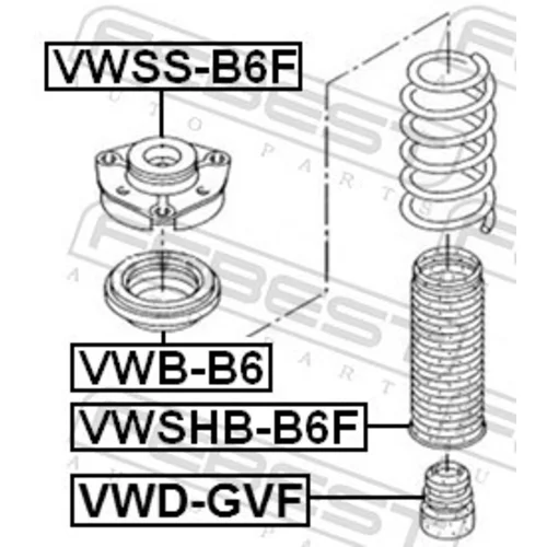Doraz odpruženia VWD-GVF /FEBEST/ - obr. 1