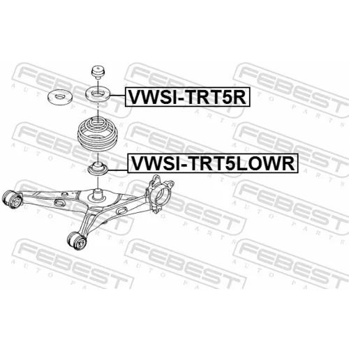 Tanier pružiny VWSI-TRT5LOWR /FEBEST/ - obr. 1