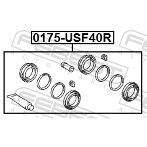 Opravná sada brzdového strmeňa 0175-USF40R /FEBEST/ - obr. 1