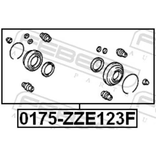 Opravná sada brzdového strmeňa 0175-ZZE123F /FEBEST/ - obr. 1
