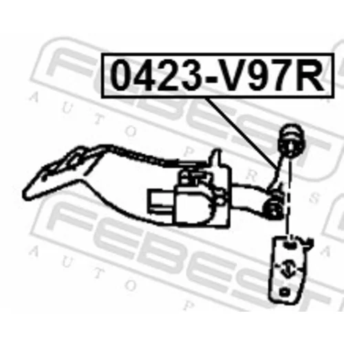 Tyč/Vzpera stabilizátora 0423-V97R /FEBEST/ - obr. 1
