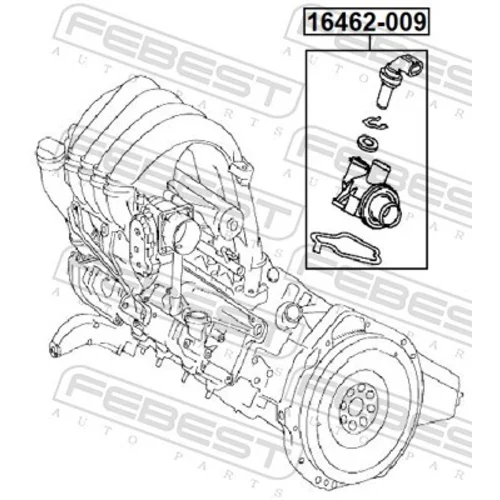 Termostat chladenia 16462-009 /FEBEST/ - obr. 1