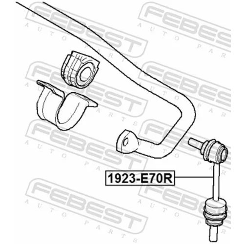Tyč/Vzpera stabilizátora 1923-E70R /FEBEST/ - obr. 1