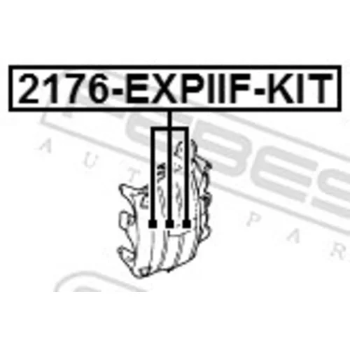 Opravná sada brzdového strmeňa 2176-EXPIIF-KIT /FEBEST/ - obr. 1