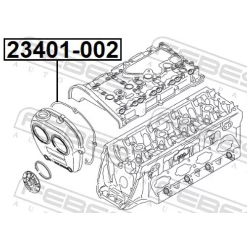Tesnenie veka rozvodov 23401-002 /FEBEST/ - obr. 1