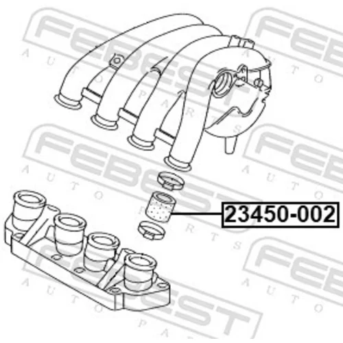 Hadica plniaceho vzduchu 23450-002 /FEBEST/ - obr. 1
