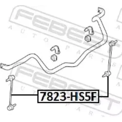 Tyč/Vzpera stabilizátora 7823-HS5F /FEBEST/ - obr. 1
