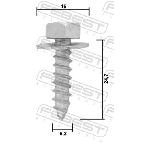 Skrutka 88570-224 /FEBEST/ - obr. 1