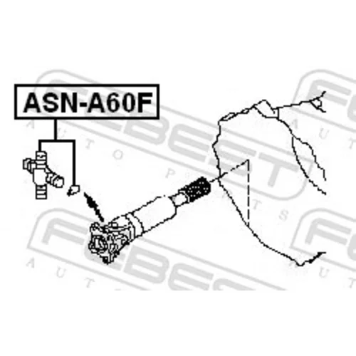 Kĺbový hriadeľ ASN-A60F /FEBEST/ - obr. 1