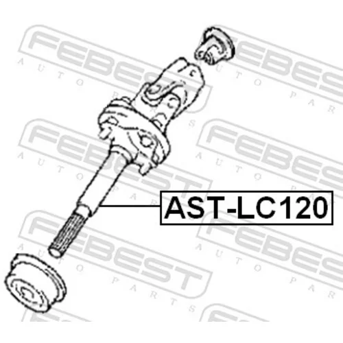 Hriadeľ riadenia AST-LC120 /FEBEST/ - obr. 1