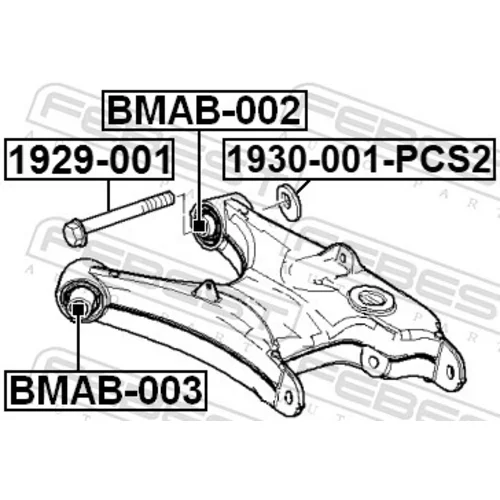 Uloženie riadenia BMAB-002 /FEBEST/ - obr. 1