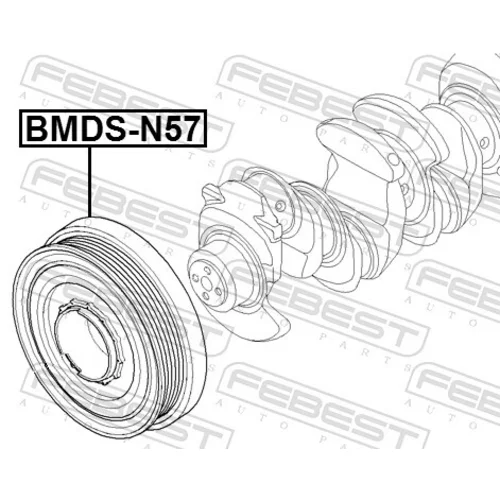 Remenica kľukového hriadeľa BMDS-N57 /FEBEST/ - obr. 1