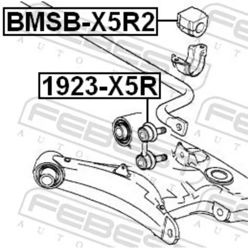 Uloženie priečneho stabilizátora BMSB-X5R2 /FEBEST/ - obr. 1