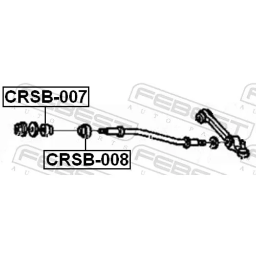 Uloženie riadenia CRSB-007 /FEBEST/ - obr. 1