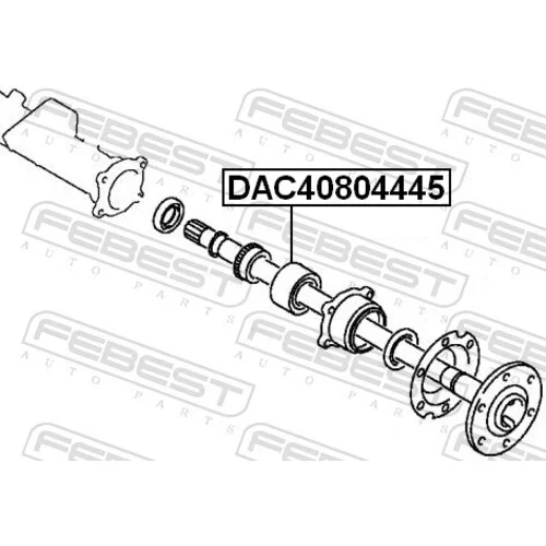 Ložisko kolesa DAC40804445 /FEBEST/ - obr. 1