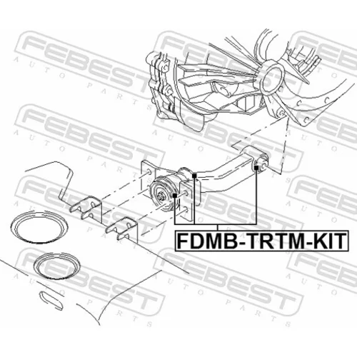 Uloženie motora FDMB-TRTM-KIT /FEBEST/ - obr. 1
