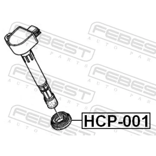 Tesniaci krúžok otvoru pre zap.sviečku HCP-001 /FEBEST/ - obr. 1